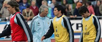 Pékerman y Aimar en Alemania 2006