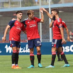 Un golazo de Pablo Ibáñez da la victoria a Osasuna ante el Burgos