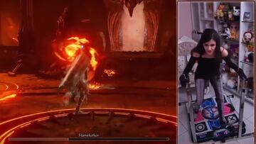 Demon's Souls PS5: una streamer supera el remake usando una alfombra de baile