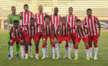 Primera alineación estival del Almería.