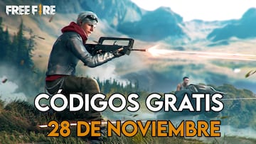 Free Fire códigos 28 de noviembre