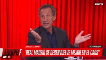 Jorge Valdano, exjugador argentino y comentarista de la TV española