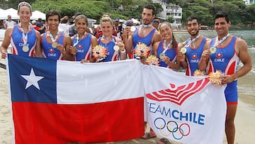 El remo arrasa y le da cuatro oros a Chile en Santa Marta