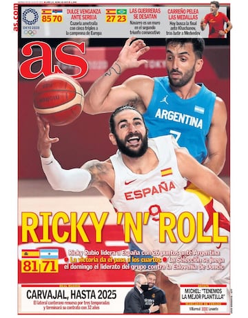 Las portadas de AS de julio