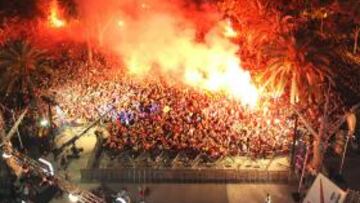 Los altercados provocan 132 heridos en Barcelona