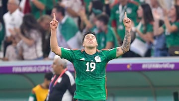 Jorge Sanchez of Mexico  during the game Saudi Arabia vs Mexican National Team (Mexico), Corresponding to Group C of the FIFA World Cup Qatar 2022, at Lusail Stadium, Lusail, Doha, on November 30, 2022.
<br><br>
Jorge Sanchez de  Mexico durante el partido Arabia Saudi vs Seleccion Nacional Mexicana (Mexico), correspondiente al Grupo C de la Copa Mundial de la FIFA Qatar 2022, en el Estadio Lusail, Lusail, Doha, el 30 de noviembre de 2022.