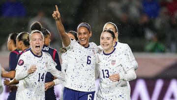 Estados Unidos inicia la Copa Oro Femenina con victoria contundente ante Dominicana