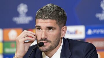 De Paul, en rueda de prensa.