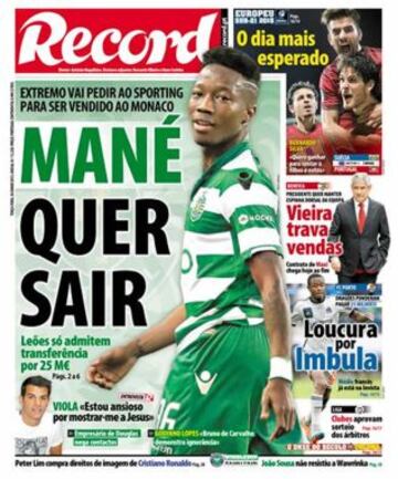 Portadas de la prensa deportiva