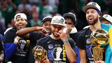 “Forget that, we’re champs!” - Curry on being Finals MVP