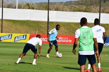 Los jugadores de la Liga BetPlay tuvieron su último entrenamiento con la Selección Colombia en la Sede Deportiva de la FCF en Barranquilla.