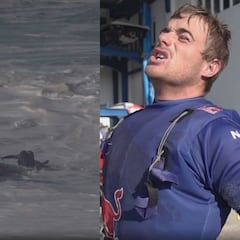 Natxo Gonzalez en Nazaré: "Pensaba que me iba a quedar inconsciente"