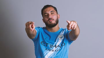 BOCA RATON, FLORIDA - JUNE 13: Rayan Cherki of Manchester City poses for a portrait during the official FIFA Club World Cup 2025 Portrait Session on June 13, 2025 in Boca Raton, Florida. (Photo by Carmen Mandato - FIFA/FIFA via Getty Images)