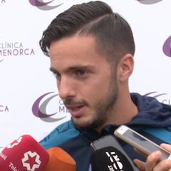 Sarabia, sobre el Atlético: "Estoy muy a gusto en Sevilla"