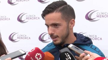 Sarabia, sobre el Atlético: "Estoy muy a gusto en Sevilla"