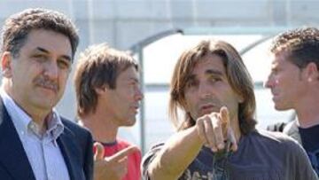 <b>TOMA DE CONTACTO.</b> Mariano García Remón visitó por primera vez las instalaciones del Cádiz.