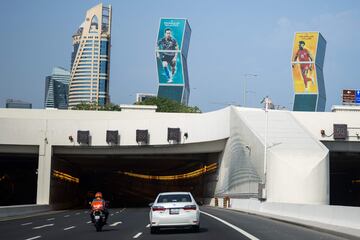 Las calles de Doha ya están listas y lucen de gala para el comienzo del Mundial de Qatar el próximo 20 de noviembre.