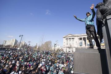 Las imágenes del desfile de los Eagles en Philadelphia tras el Super Bowl LII