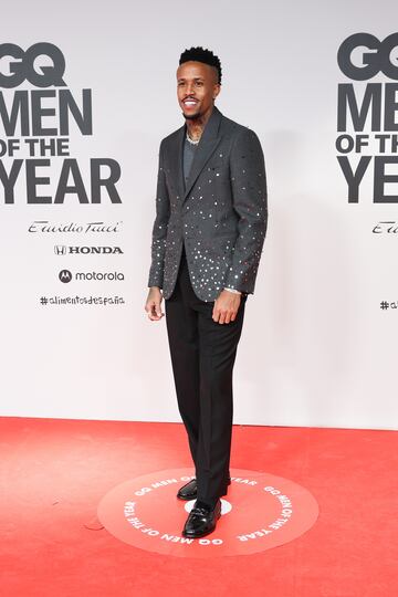 Éder Militão, jugador del Real Madrid, en la gala de premios GQ Hombres del Año 2023