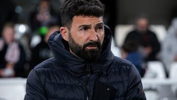 Romo, antes del inicio del partido ante la SD Eibar.