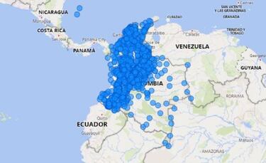 Mapa de casos y muertes por coronavirus por departamentos en Colombia: hoy, 23 de febrero