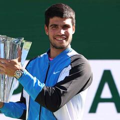 How much did Carlos Alcaraz earn by lifting the Indian Wells title?
