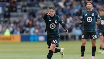 Cameron Knowles elogió el desempeño de James Rodríguez en los pocos minutos que jugó en el empate entre Minnesota United y Seattle Sounders.