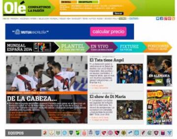 Portadas de la prensa extranjera