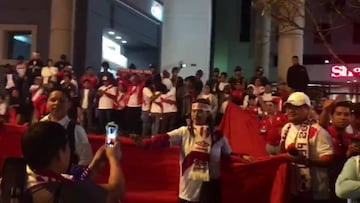 La increíble celebración de la afición peruana tras la victoria