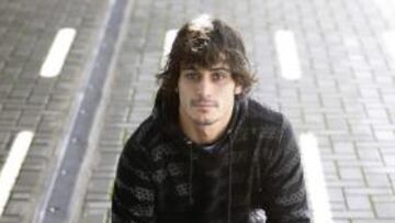 <b>FILIAL. </b>Arribas posa para AS tras incorporarse al primer equipo.