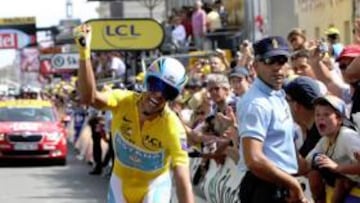 Contador sufrió para certificar su puesto en lo más alto del podio