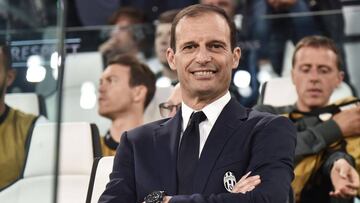 El director técnico de Juventus, Massimiliano Allegri.