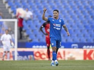 during the 15th round match between Cruz Azul and Tijuana as part of the Liga BBVA MX Varonil, Torneo Clausura 2026 at Cuauhtemoc Stadium, on April 18, 2026 in Puebla, Mexico.