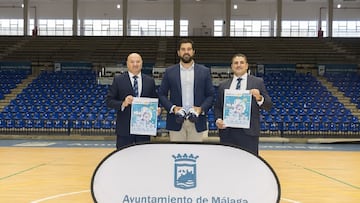 Presentación del V Open de taekwondo. En el centro Borja Vivas.