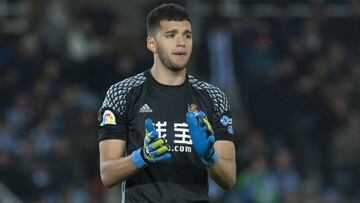 Rulli con la Real Sociedad.