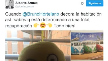 Hortelano da muestras de buen ánimo: "Nunca dejes de soñar"