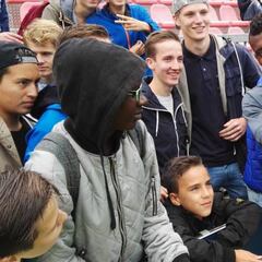 Mateo Casierra fue la sensación en su primera práctica con Ajax