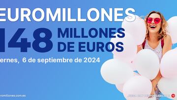 Euromillones: comprobar los resultados del sorteo de hoy, viernes 6 de septiembre