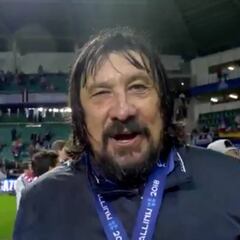 La frase de guerra del 'Mono' Burgos cada vez que gana un título: genio absoluto