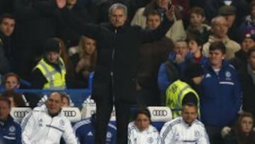 José Mourninho, técnico del Chelsea.