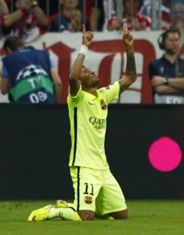 Neymar también marcó el 1-2.