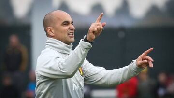 Roberto Martínez, seleccionador de Bélgica.