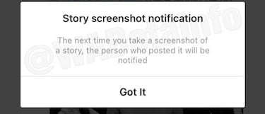 Instagram avisará si haces capturas de pantalla de las Stories