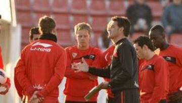 La tercera lección del clínic de Míchel: el gol