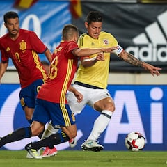 Colombia y España se renuevan: Solo 5 repiten del último duelo
