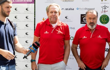 Bernd Schuster y el  Doctor Ángel Martín.