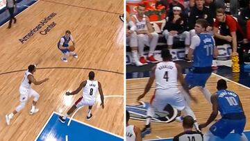 Las dos jugadas decisivas de Doncic ante Blazers para ganar