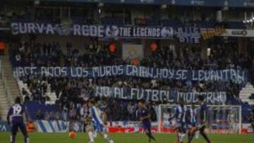 La afición del Espanyol.