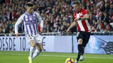 El Real Valladolid siempre marcó en el Nuevo San Mamés
