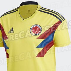 Esta sería la camiseta de Colombia para el Mundial 2018